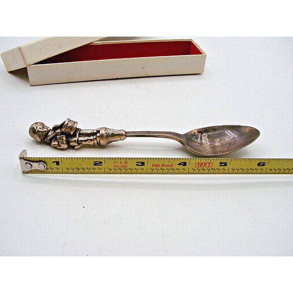 Reed and Barton Silver Spoon Vintage The Little Drummer Boy Christmas w/ Box 80s - Picture 7 of 9